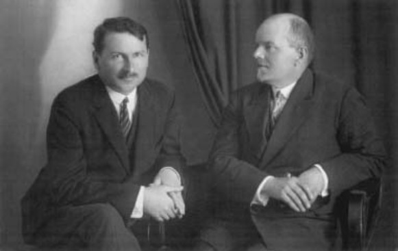 Image - Symon and Oleksander Narizhny (Prague 1928).